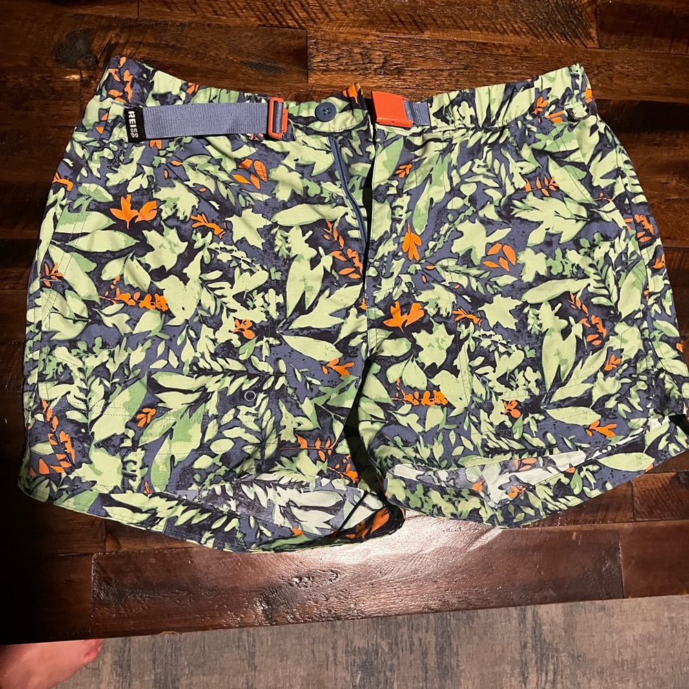 REI Women's Athletic Shorts - Green, Blue, Orange